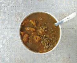 南瓜绿豆汤