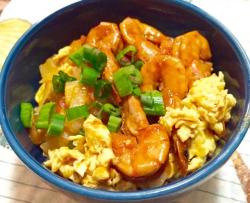 西红柿鸡蛋鲜虾打卤面