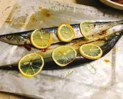 盐烤秋刀鱼