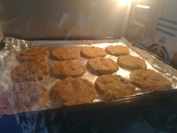 无油红薯燕麦蔓越莓坚果饼