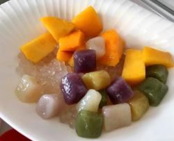 椰汁西米芒果芋圆