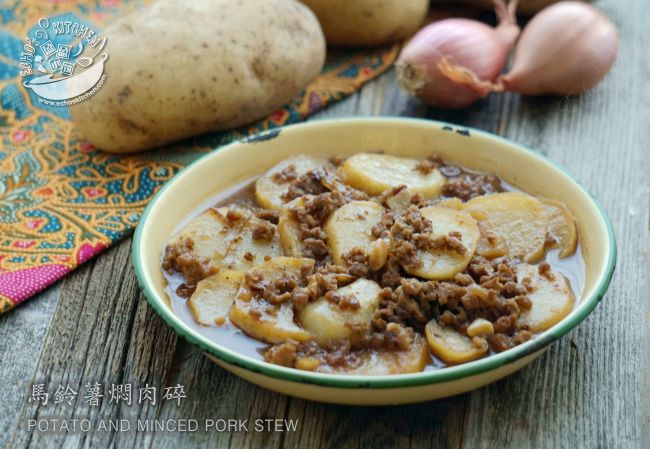 干炒马铃薯肉碎fried Potatoes With Minced Pork