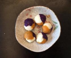 三色小果子-红薯紫薯山药小球