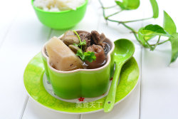 豆豆来补冬--猪尾山药煲花芸豆