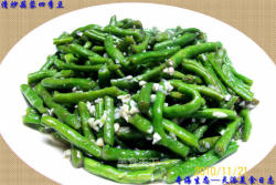秋冬绿盾：清炒蒜蓉四季豆