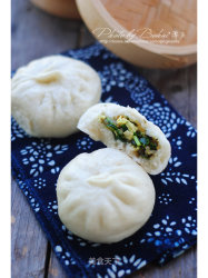 【韭菜粉丝包】家人最爱的素馅