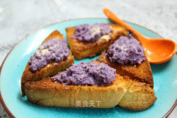 活力快手早餐 紫薯泥toast