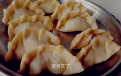 菊花脑田园水饺90后自制筷子擀面