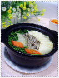 【冬季养生菜】简单清补菜---砂锅素什锦