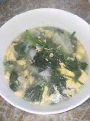 鸡蛋菠菜山药汤