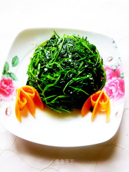 清炒蒜香金花菜