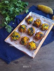 胡萝卜香菜丸子