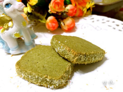 椰蓉抹茶手工饼干