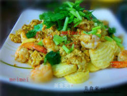 家常菜肴@@花样蛋虾仁玉子豆腐
