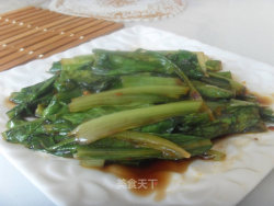 豆豉油麦菜