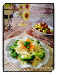 【家庭快手小炒】蚝油茭白西兰花