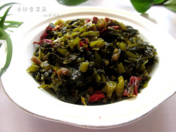 佐粥小咸菜--香炒雪里蕻