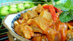 夏季开胃菜----- 韩式泡菜炒牛肉