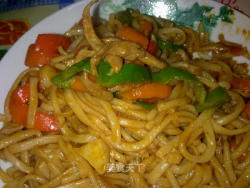 鱼香炒面 东北番茄酱版