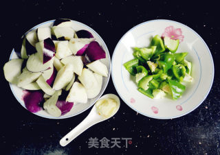 [10圖]糖尿病食譜)素菜)茄子炒青椒(少油健康做法)的家常做法,竅門