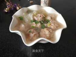 萝卜丝肉丸汤