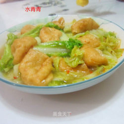 油豆腐煮白菜