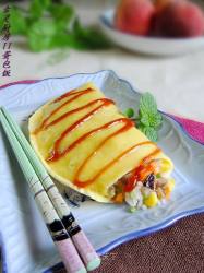 花样米饭（一）—金灿灿的饺子蛋包饭