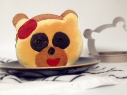 蛋糕夹心小熊面包