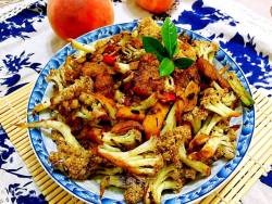 豆豉干煸有机花菜