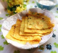 五香土豆鸡蛋饼