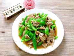 青椒炒肉片