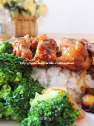 照烧鸡腿饭