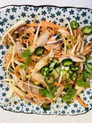 凉拌麻辣手撕鸡腿