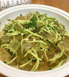 凉拌菜之黄瓜丝拌凉粉