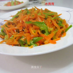 青椒红萝卜丝