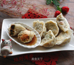 鲜虾香菇蔬菜水饺