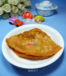 辣味圆白菜鸡蛋饼