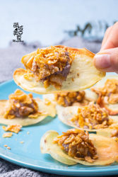 无油薯片芋泥塔