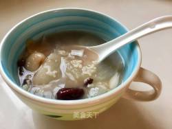 秋季滋阴润肺～～～人参果雪梨糯米粥