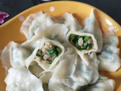 韭菜虾仁肉三鲜饺子