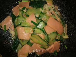 黄瓜火腿片