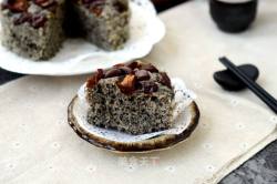 黑芝麻红枣发糕