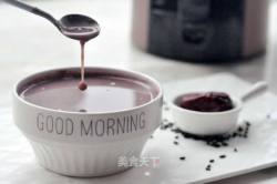 #信任之美#黑米杏片红枣糊