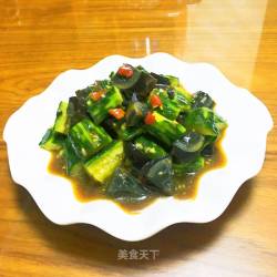 皮蛋拌黄瓜