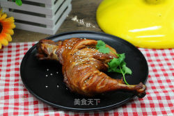 黑乐砂锅烤鸡腿儿