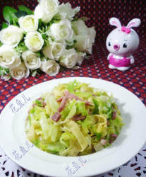 咸肉千张炒圆白菜