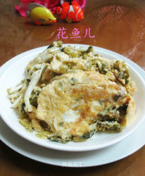 雪菜茭白炒鸭蛋