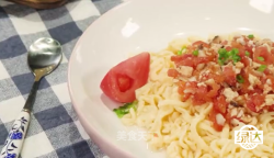 宝宝辅食-番茄肉拌面