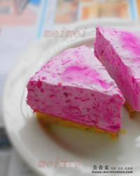 不用烤箱做蛋糕@@火龙果慕斯