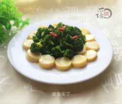 西兰花烧豆腐